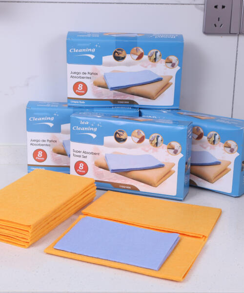 Multi purpose orange super absorbent Shammy microfiber cloth manufacturer